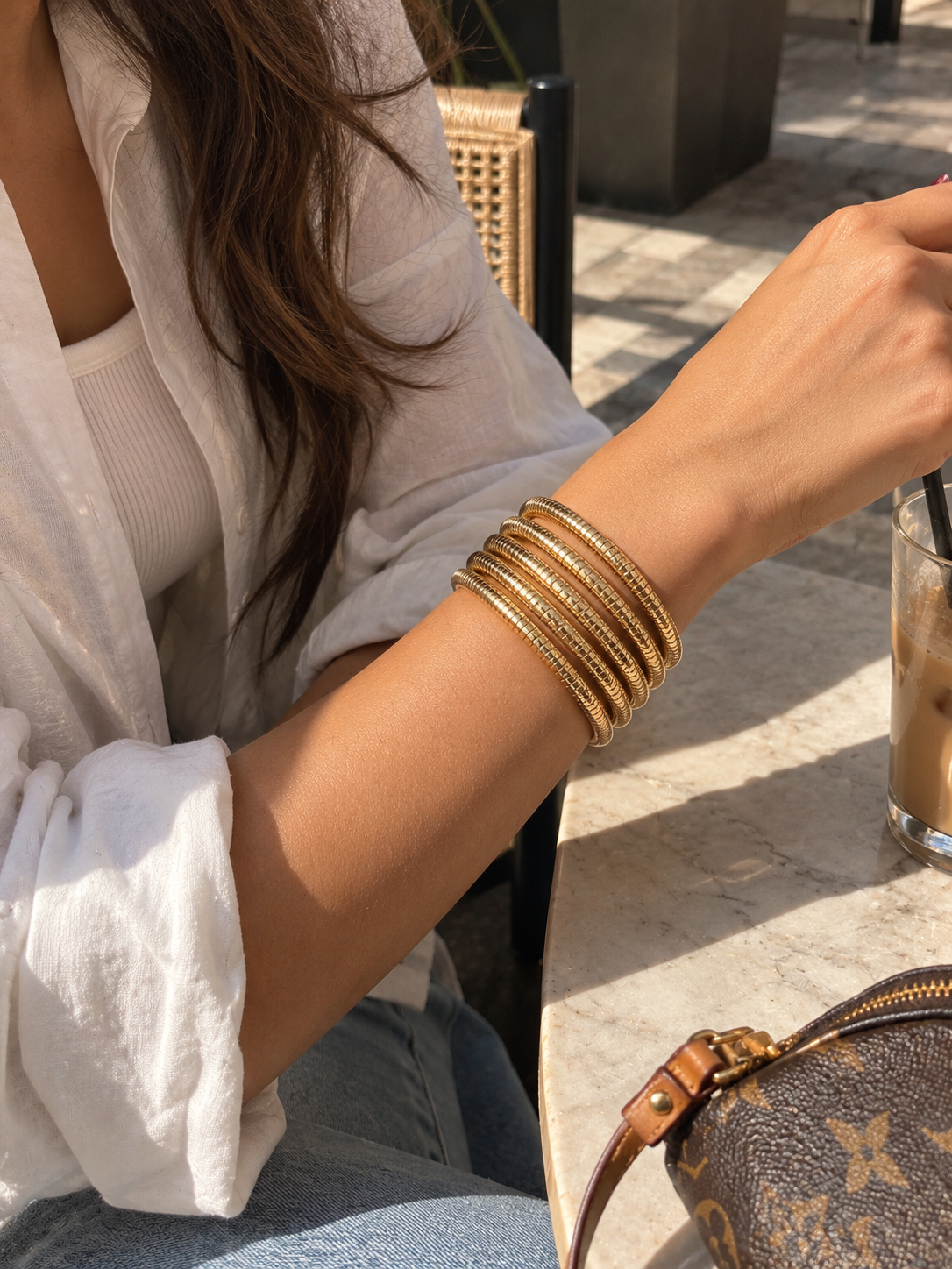 CLEORA COIL BANGLE