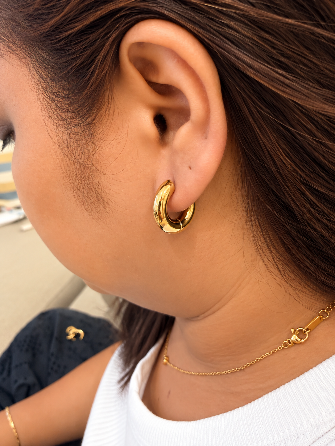 Marlowe Emerald Convertible Hoops