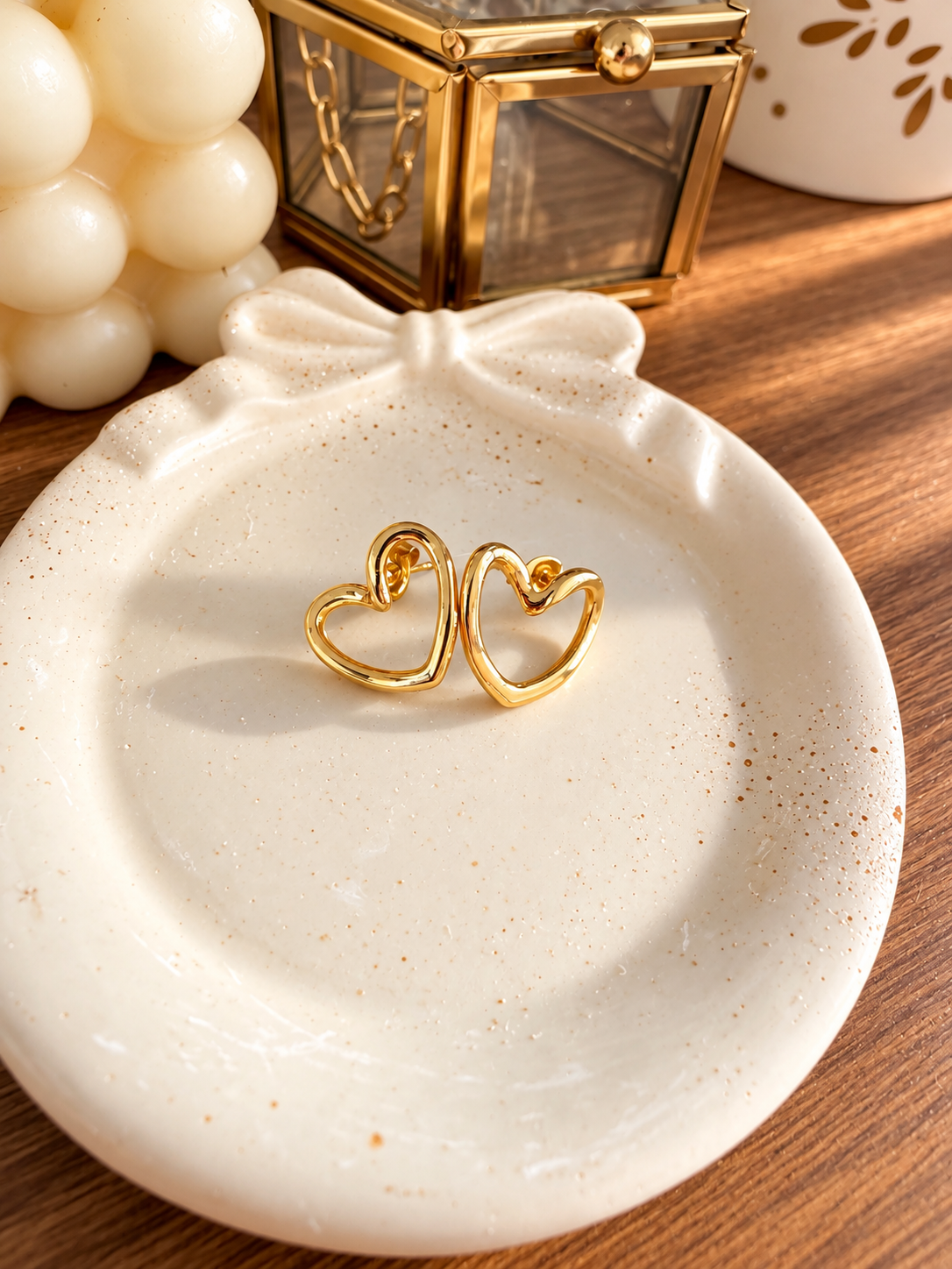 HOLLIS HEART EARRINGS
